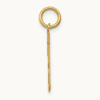 Small Polished Number 23 Charm, 14K