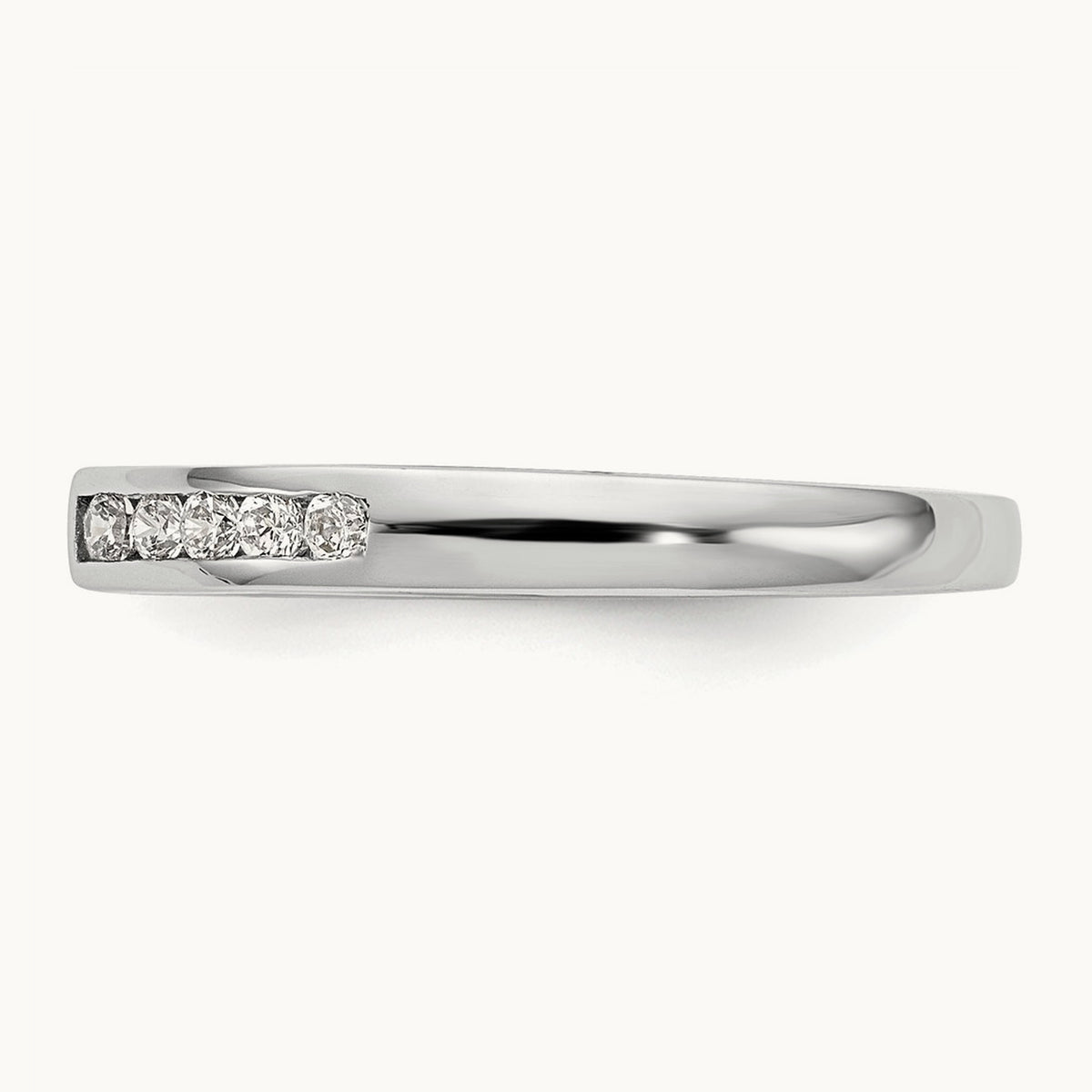 Semi-Mount Peg Set Engagement Ring, 0.20 ct tw Lab-Grown Diamond