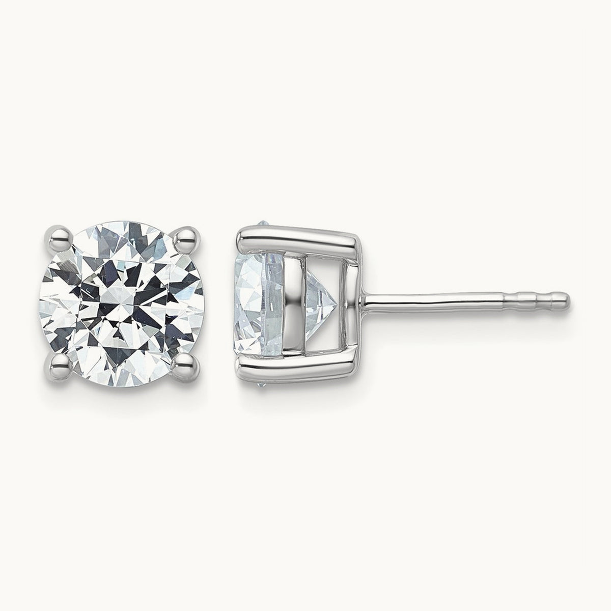 Round Heavyweight Stud Earrings, 0.10-7.00 ct tw Lab-Grown Diamond