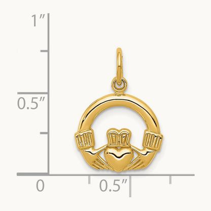 Claddagh Charm, 14K