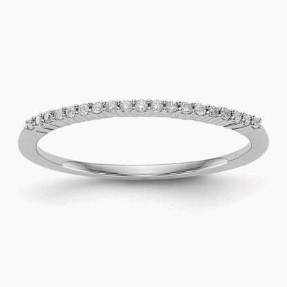 Diamond Band, 14K White Gold
