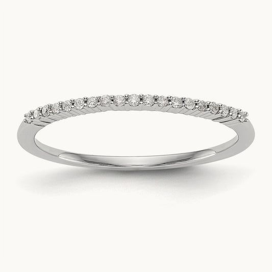 Diamond Band, 14K White Gold