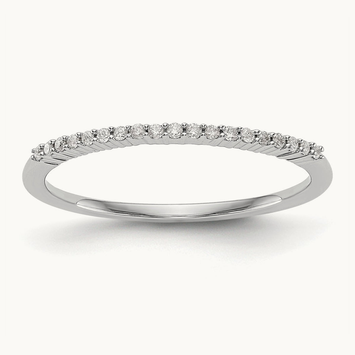 Diamond Band, 14K White Gold
