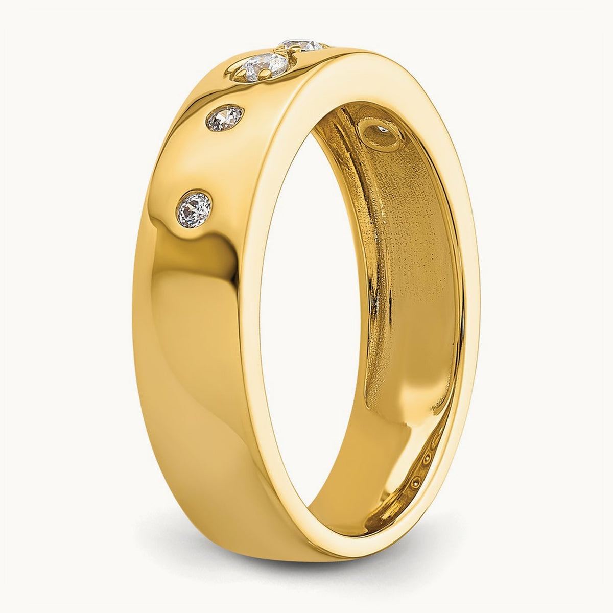 Infinity Diamond Womens Complete Wedding Band, 14K