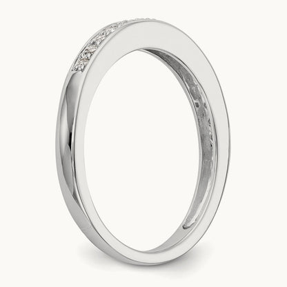 Diamond Band, 14K White Gold