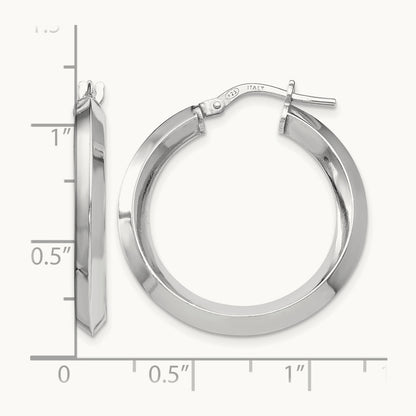 RH- Polished Hoop Earrings — Leslie's — photo set