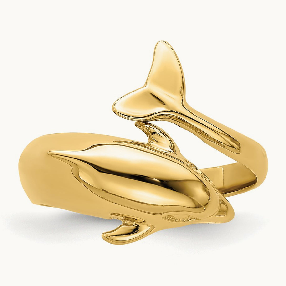 Polished Dolphin Ring — photo set