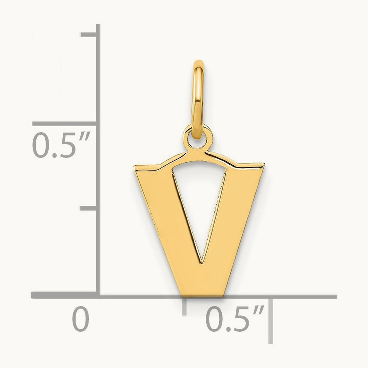 Initial Pendant — V