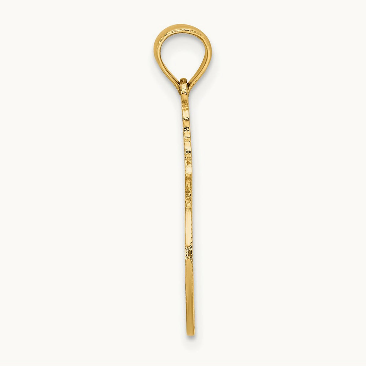 Flamingos In Circle Charm, 14K