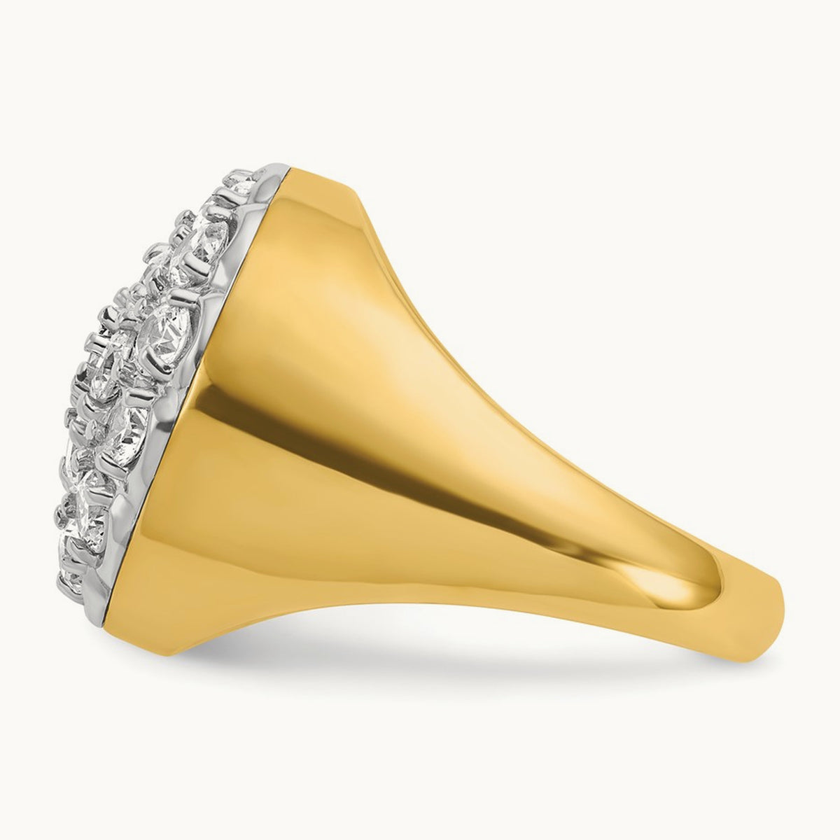 Men's Cluster Ring, 3.00 ct tw Lab-Grown Diamond