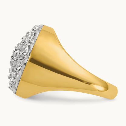 Men's Cluster Ring, 3.00 ct tw Lab-Grown Diamond