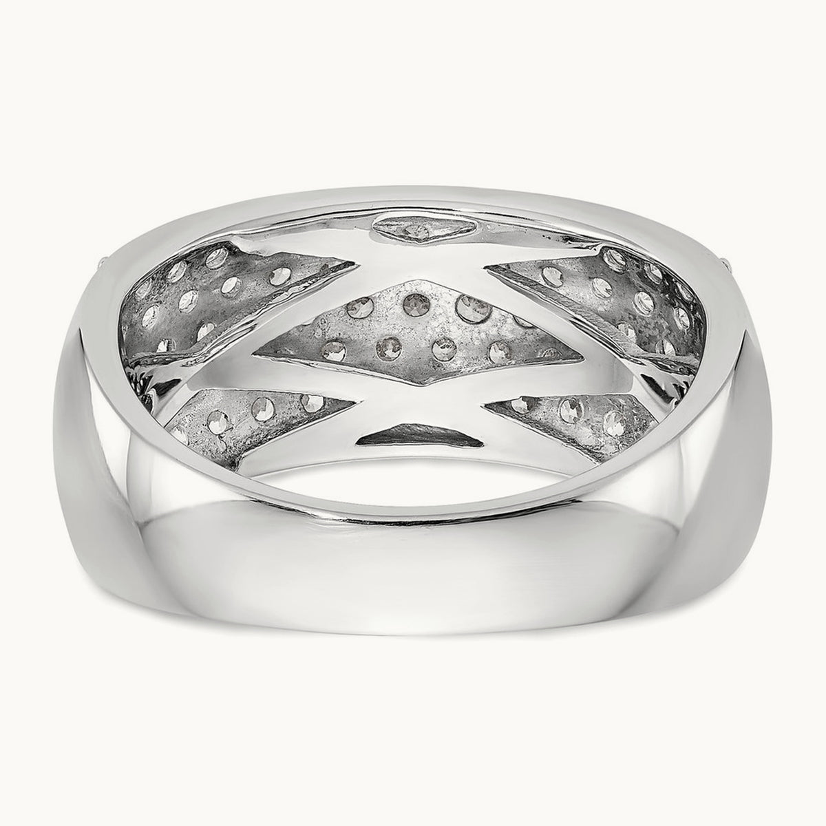 Diamond Band, 14K White Gold