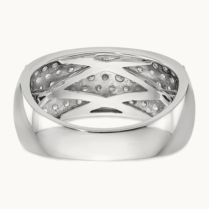 Diamond Band, 14K White Gold