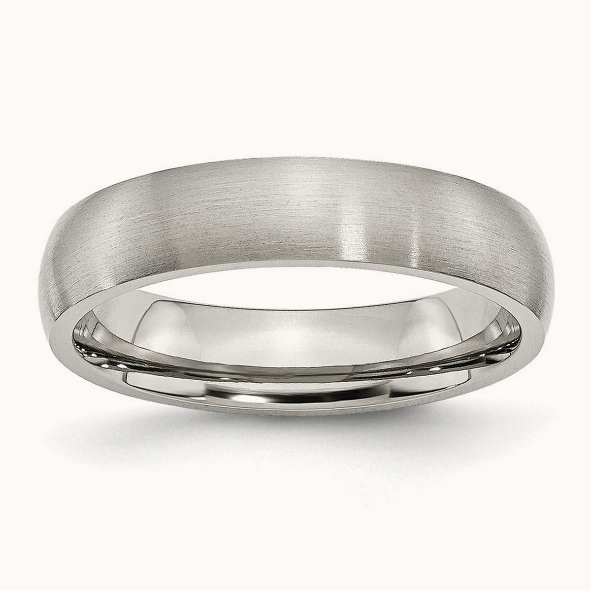 Brushed Half Round Band — 5mm (2)
