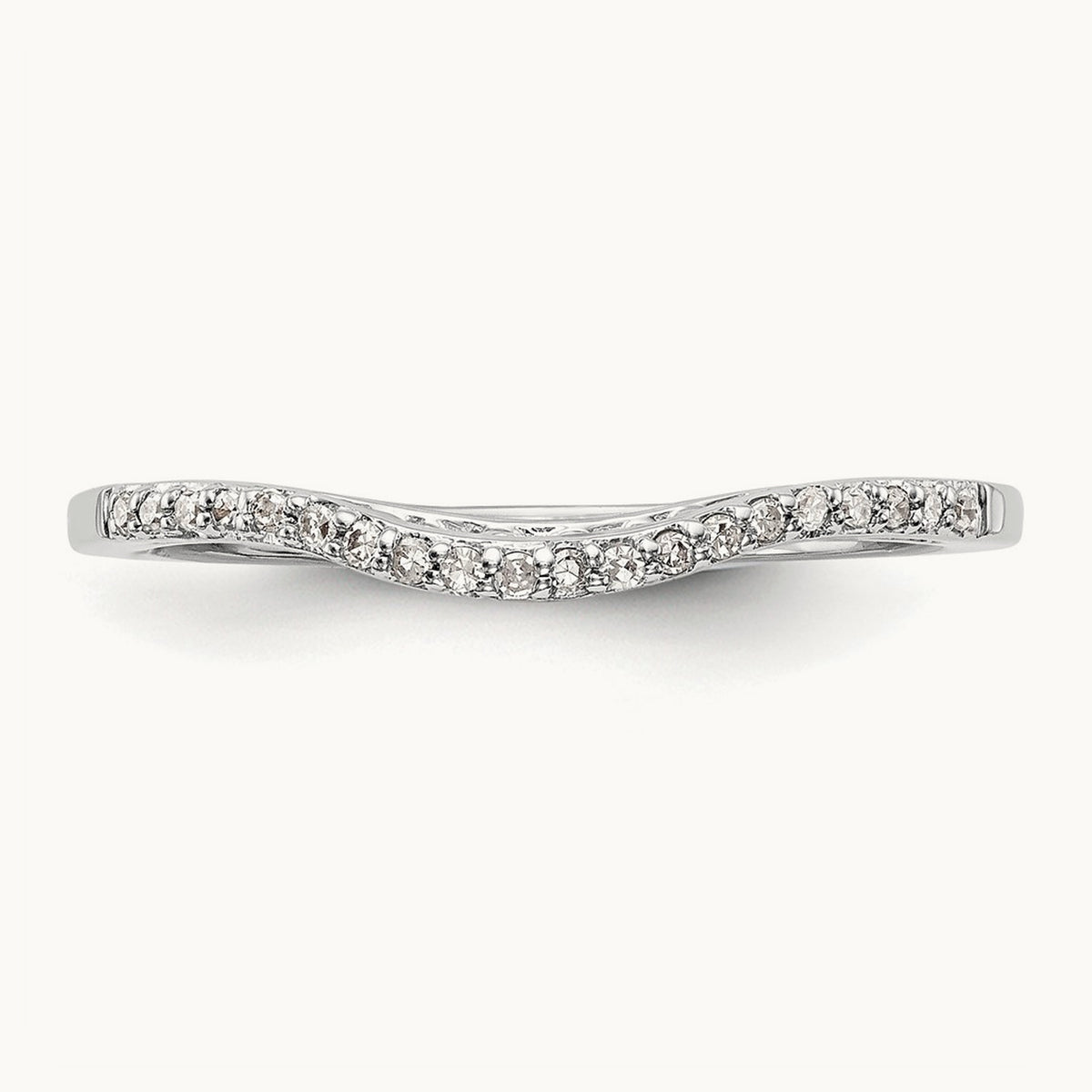 Diamond Band, 14K White Gold