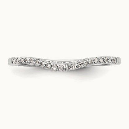 Diamond Band, 14K White Gold
