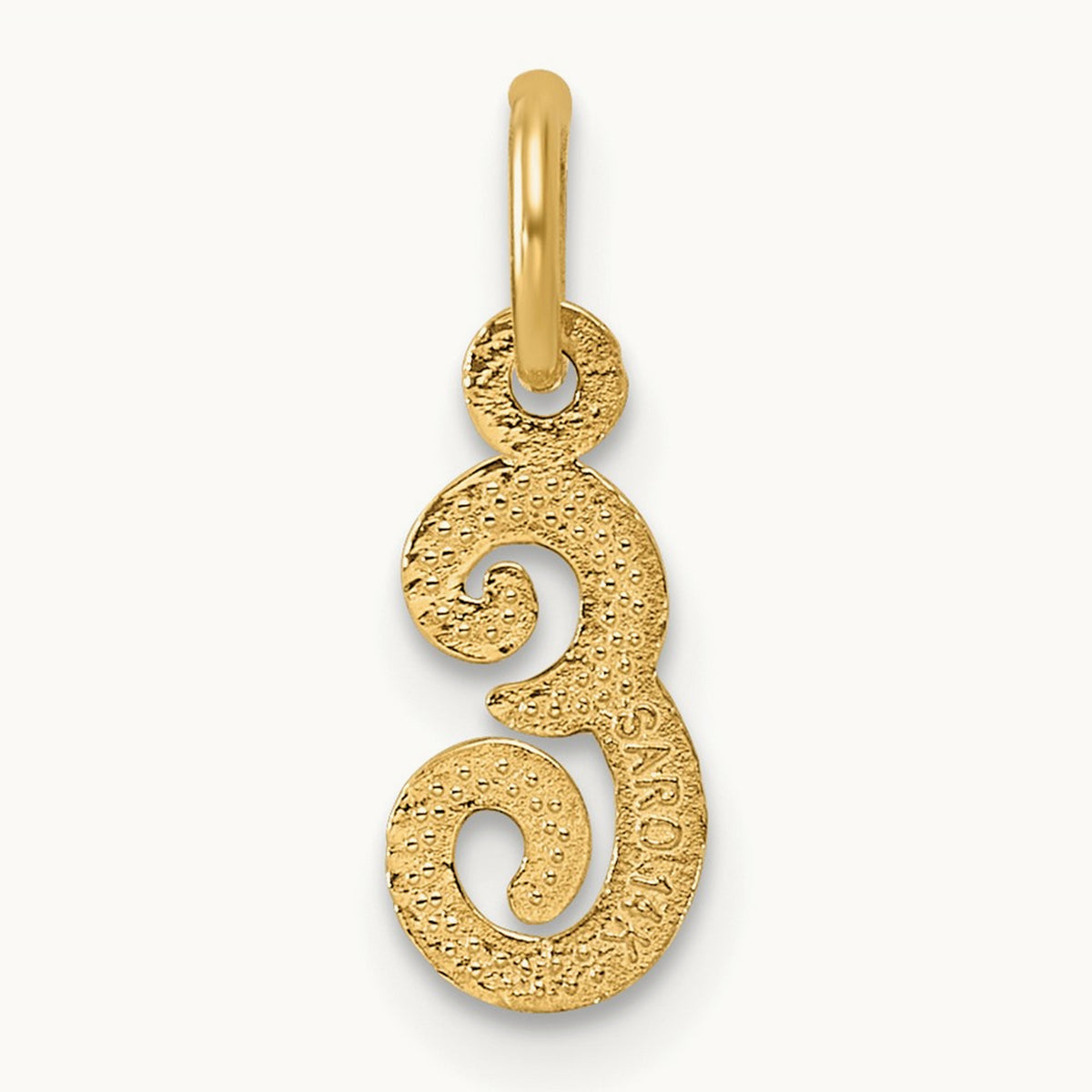 Script Initial Charm — E