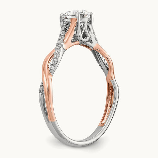 Engagement Ring, 0.50 ct tw Lab-Grown Diamond