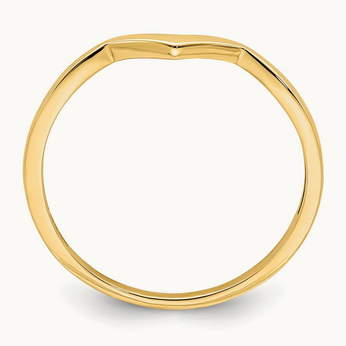 Chevron Ring — 14K Yellow Gold