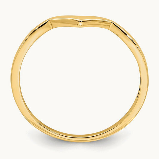 Chevron Ring — 14K Yellow Gold