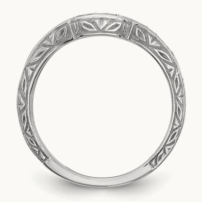 Diamond Band, 14K White Gold