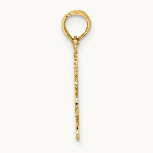 100% ARIES Zodiac Charm — 14K Yellow Gold