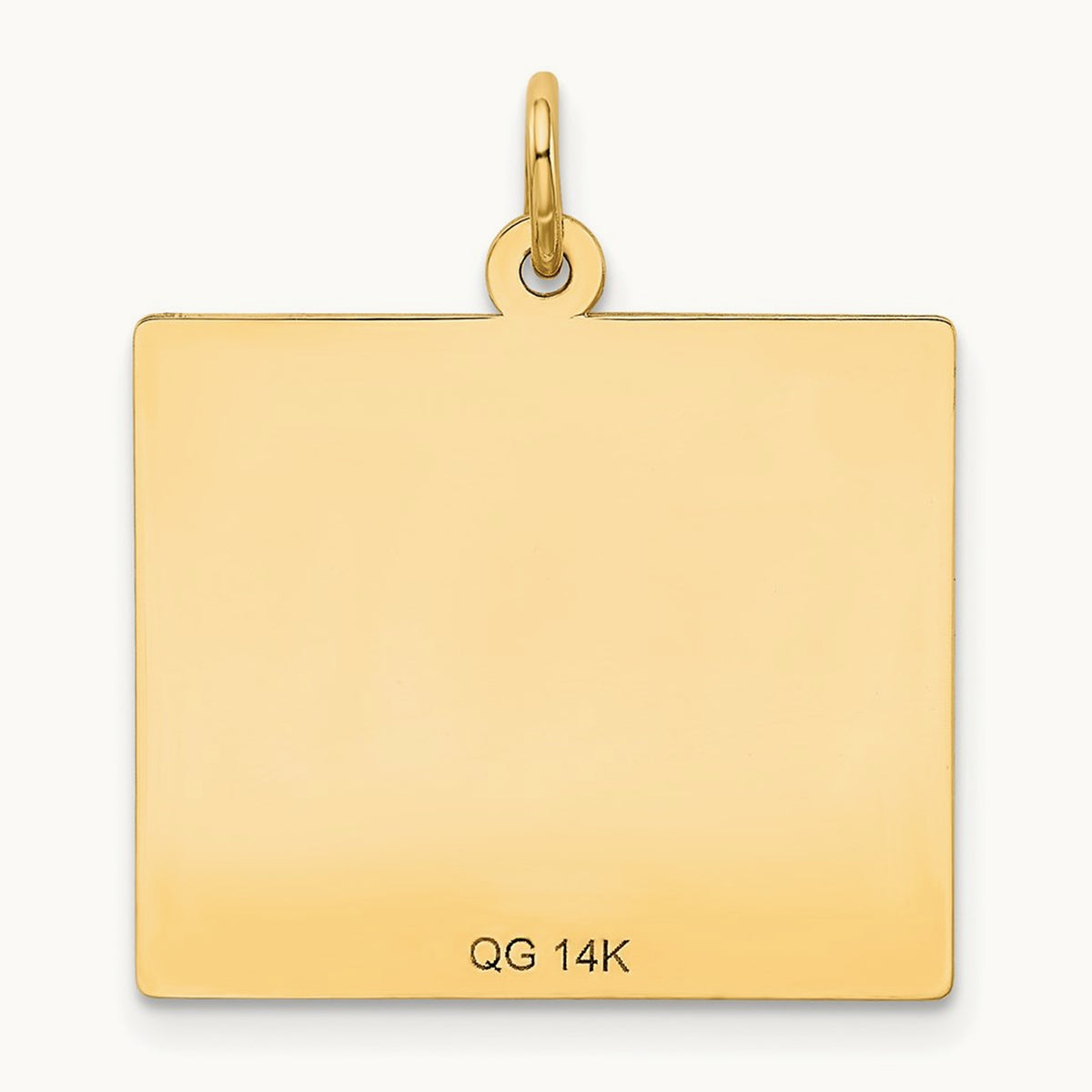 Wednesday the First Day Calendar Pendant, 14K
