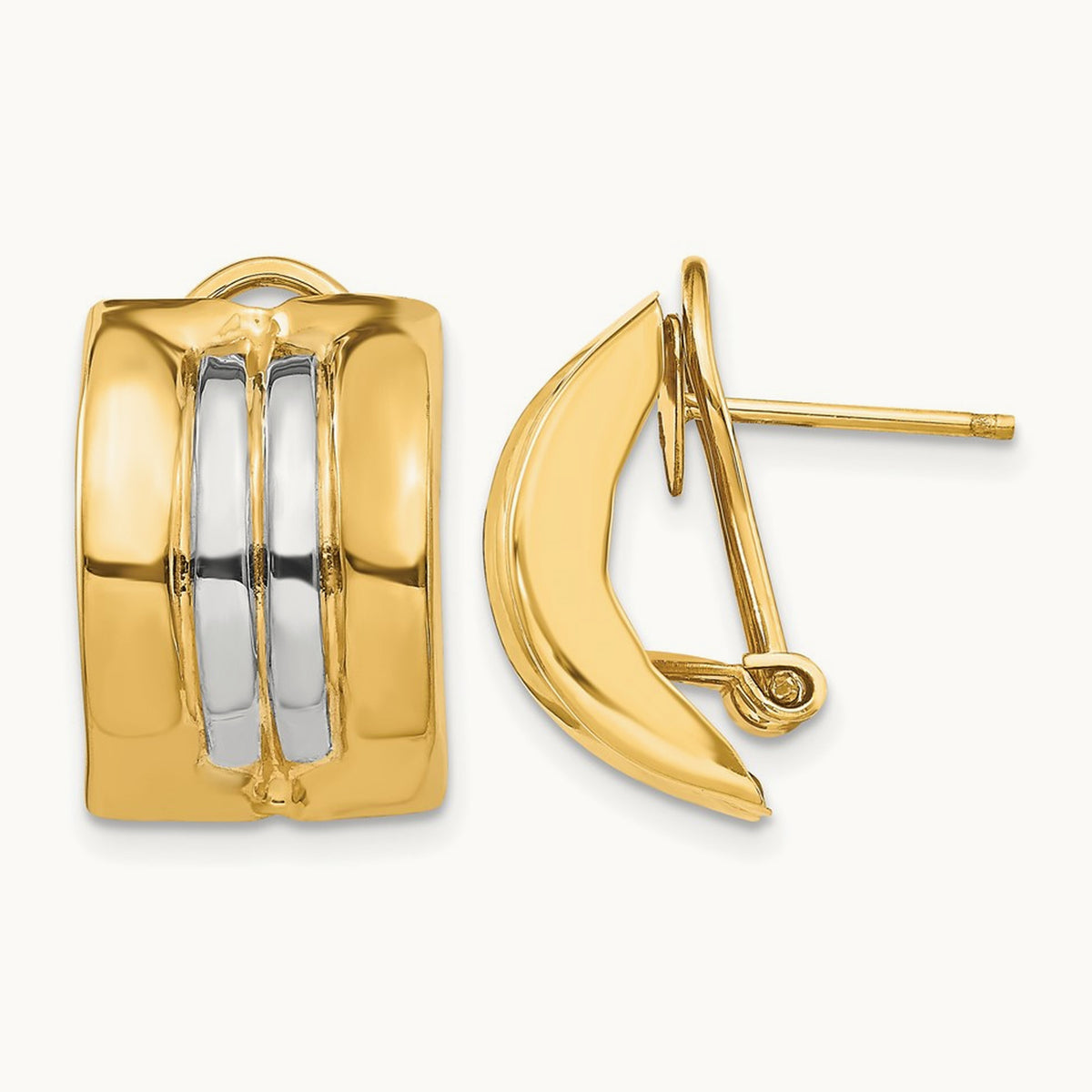 & Omega Post Earrings — photo set