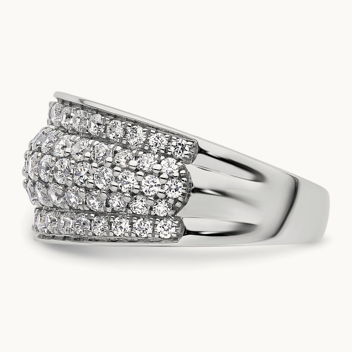 Layered Band, 1.75 ct tw Lab-Grown Diamond