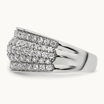 Layered Band, 1.75 ct tw Lab-Grown Diamond