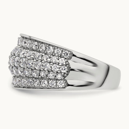 Layered Band, 1.75 ct tw Lab-Grown Diamond