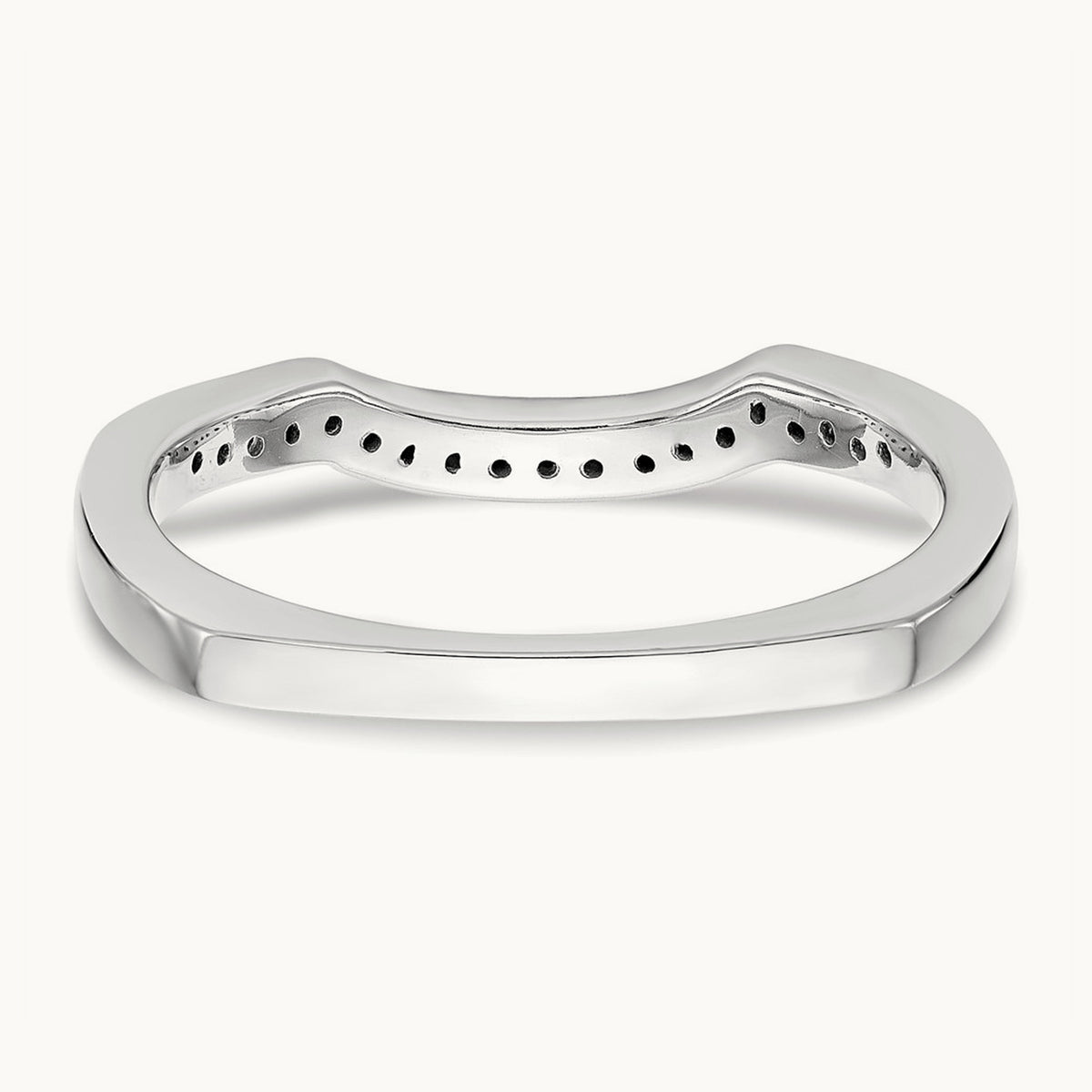 Diamond Wedding Band, 14K White Gold
