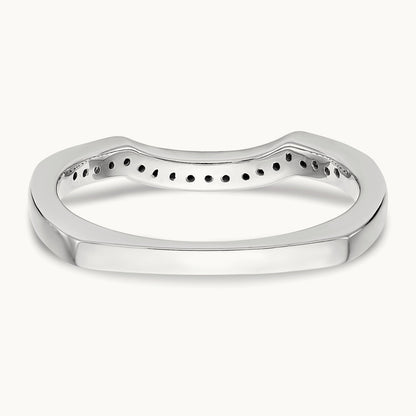 Diamond Wedding Band, 14K White Gold