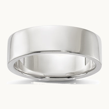 Sterling Silver 6mm Lightweight Flat Band