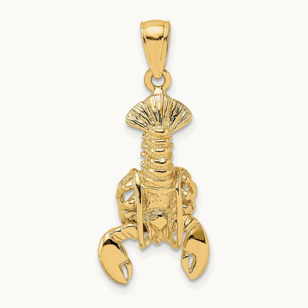 Moveable Lobster Charm — 14K Yellow Gold