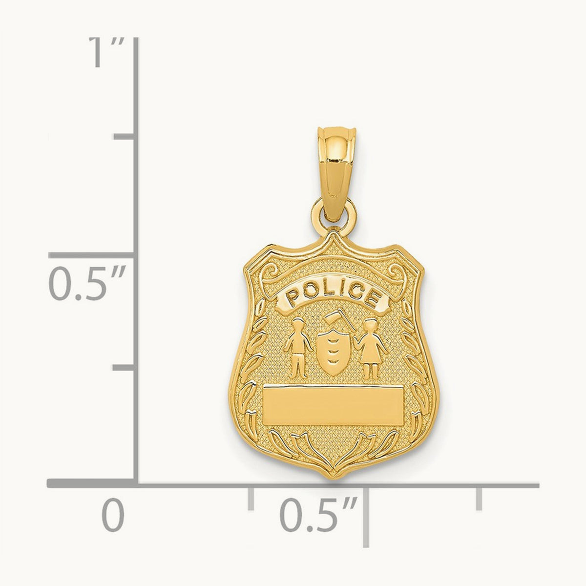 POLICE Badge Pendant — photo set