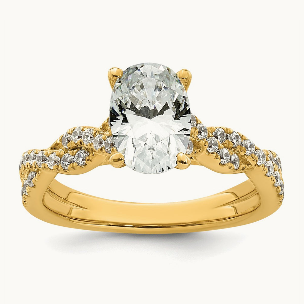 Oval Engagement Ring, 2.00 ct tw Lab-Grown Diamond