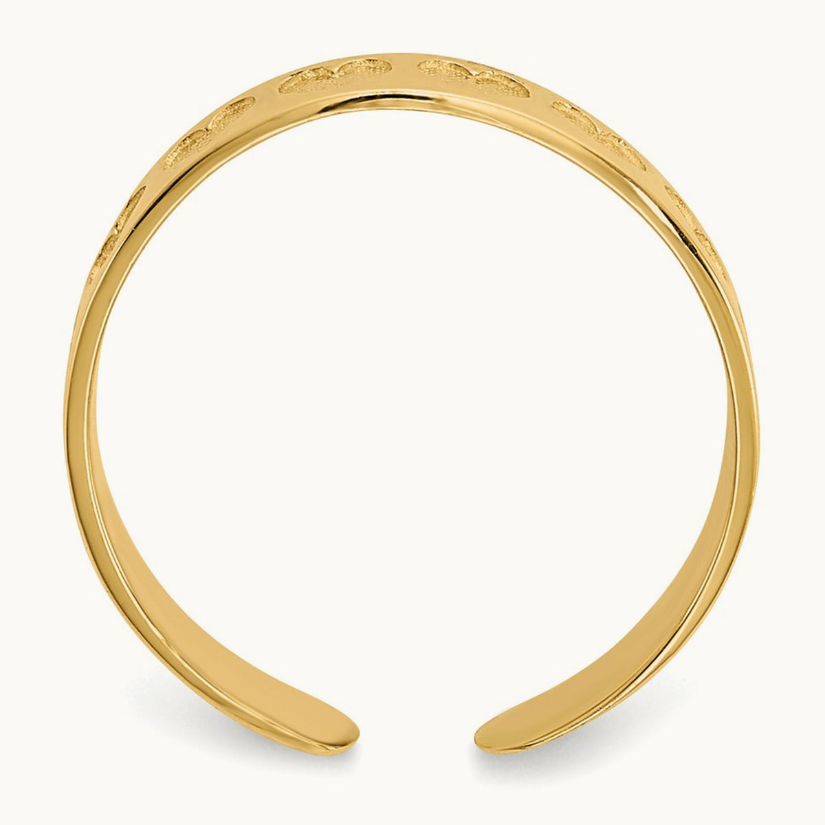 Heart Toe Ring, 14K