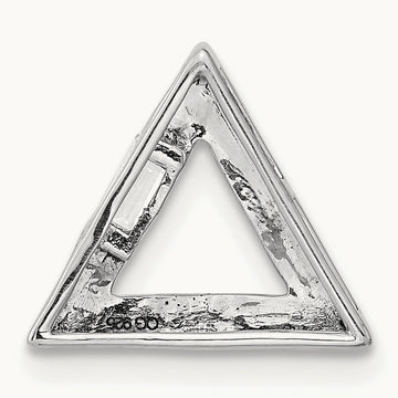 Polished Triangle Diamond Chain Slide, 14K