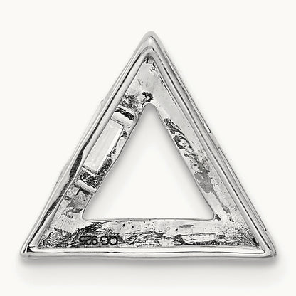 Polished Triangle Diamond Chain Slide, 14K