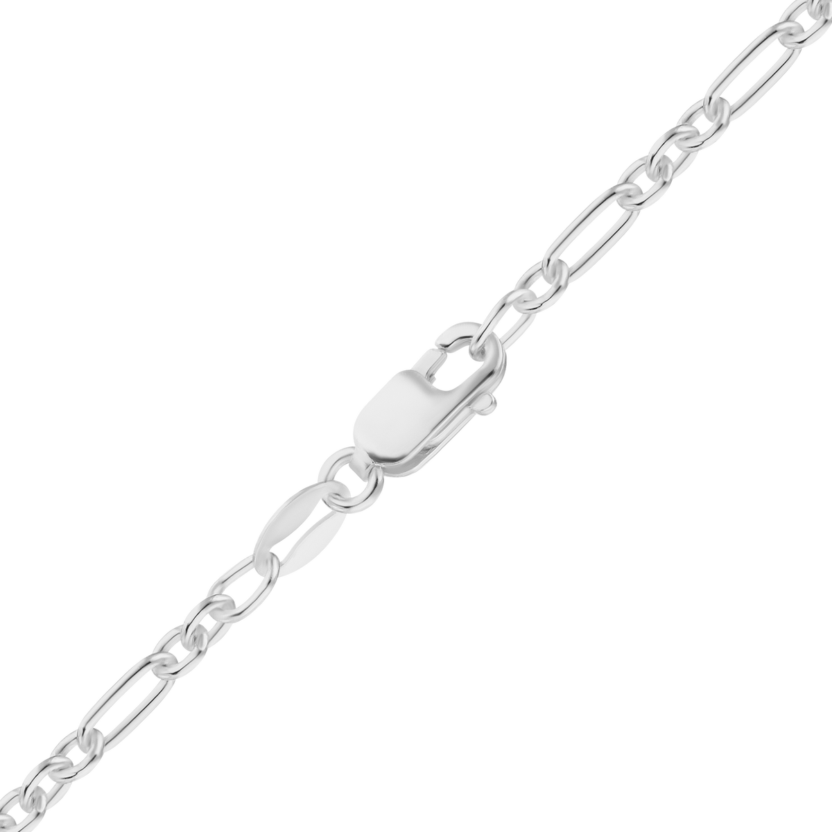 Fancy Cable Necklace in sterling silver