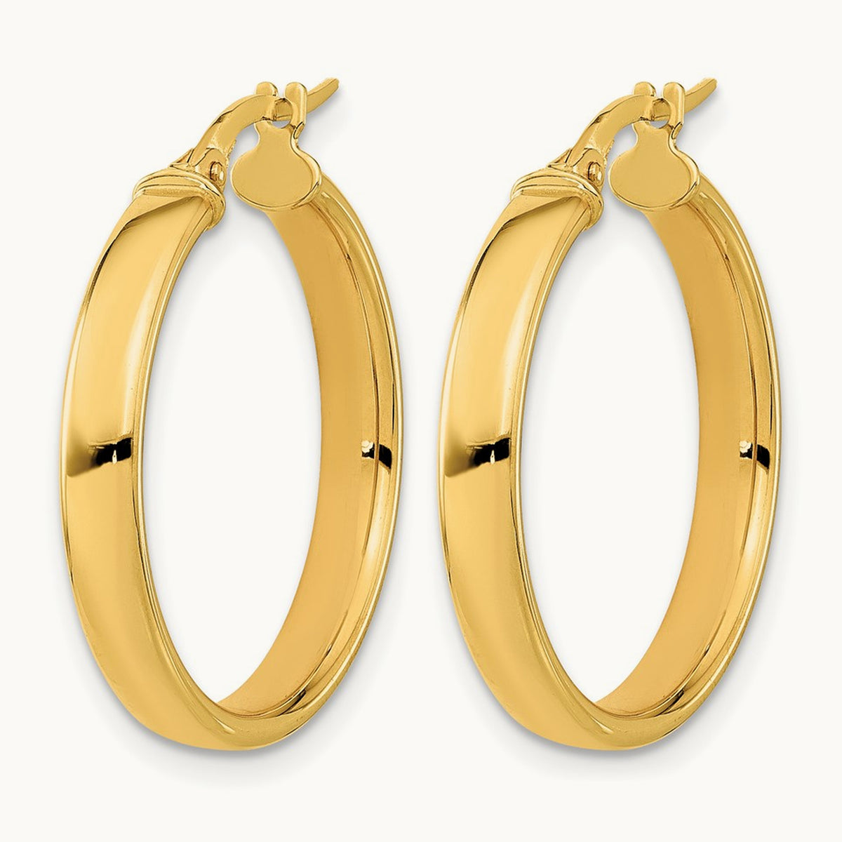 Polished Earrings, 14K — Leslie's
