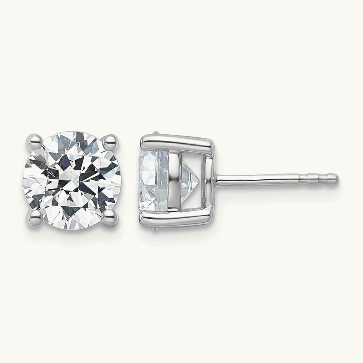 Round Heavyweight Stud Earrings, 0.10-7.00 ct tw Lab-Grown Diamond