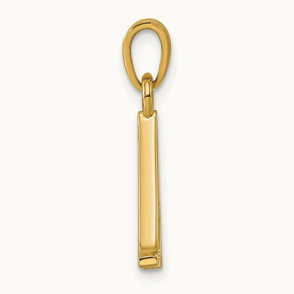 Initial Pendant, 14K