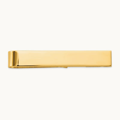 Men's Polished Tie Bar, 14K