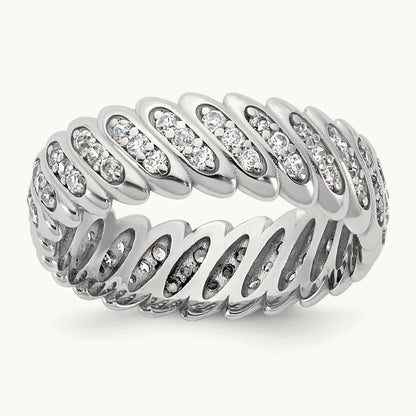 Polished Diamond Band Ring Complete — photo set