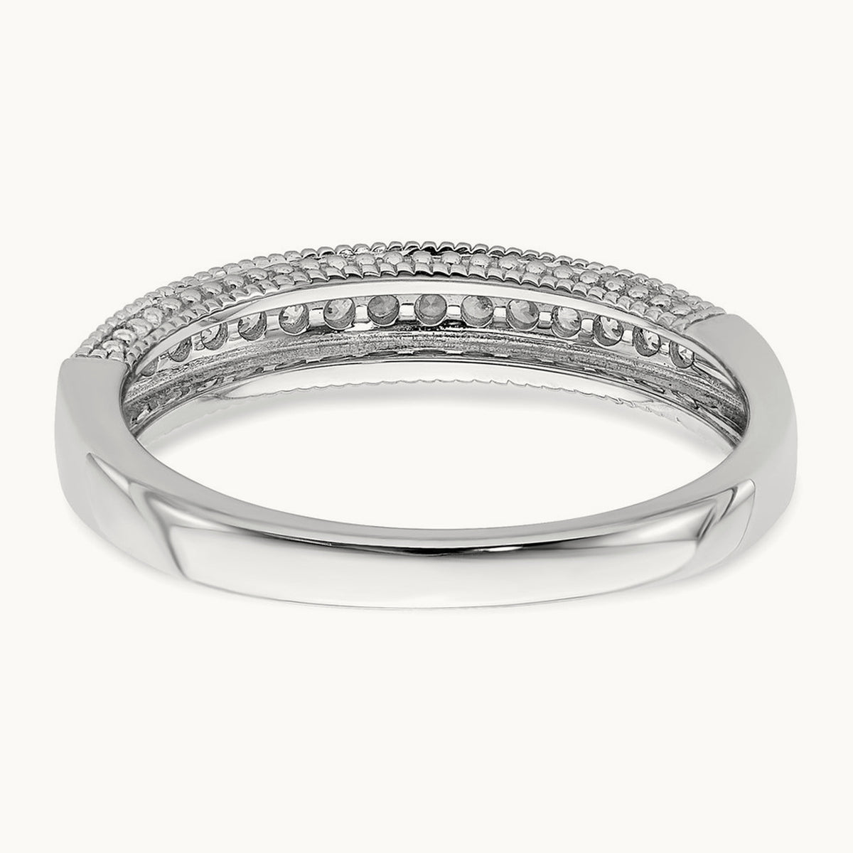 Diamond Band, 14K White Gold