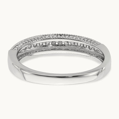 Diamond Band, 14K White Gold