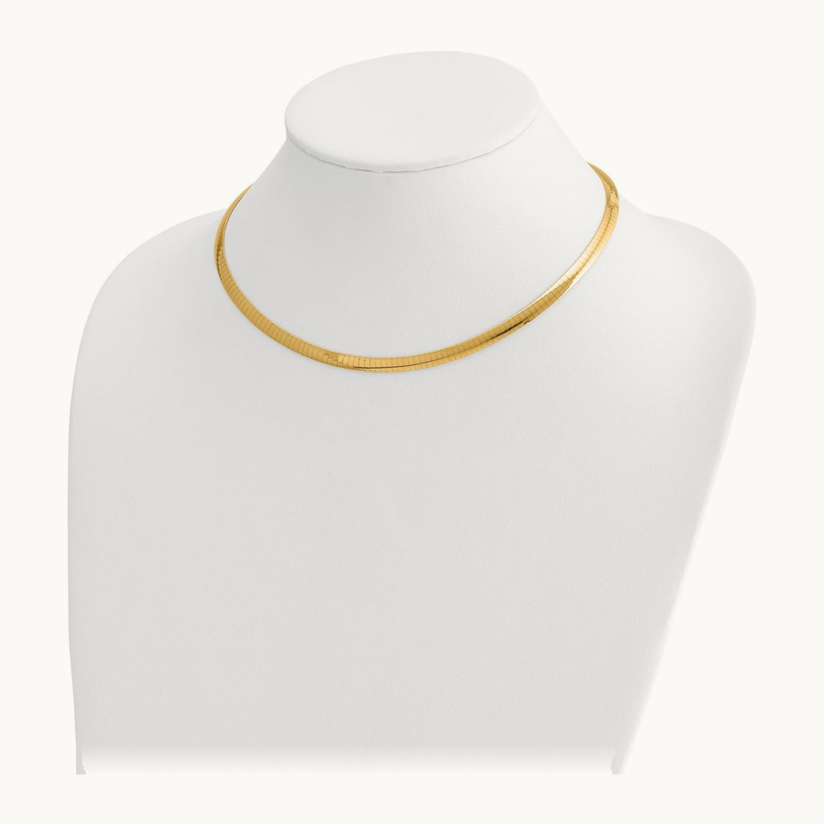 Lt Reversible Omega with extender Necklace — 16mm, 5mm