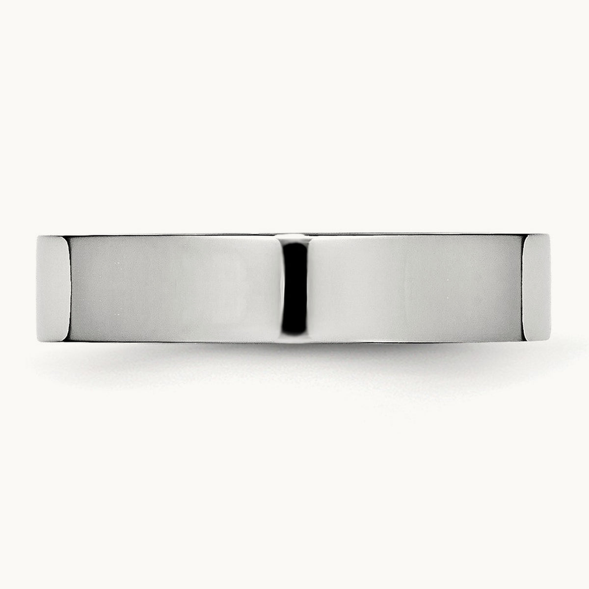 Cobalt Flat Polished Band — 5mm